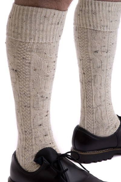 Trachten Socken Herrsching, beige