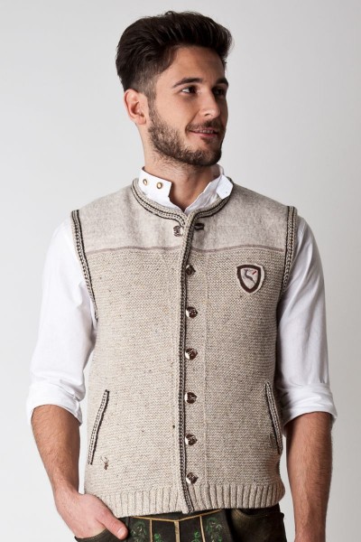 Trachten Vest Lars, beige