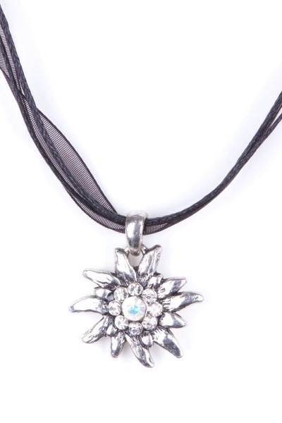 Trachtenkette Edelweiß II, schwarz