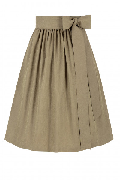 Dirndlschürze Evelyn oliv, 70 cm